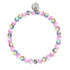 Unicorn Pink | Silver | Mermaid Glass Bead Bracelet